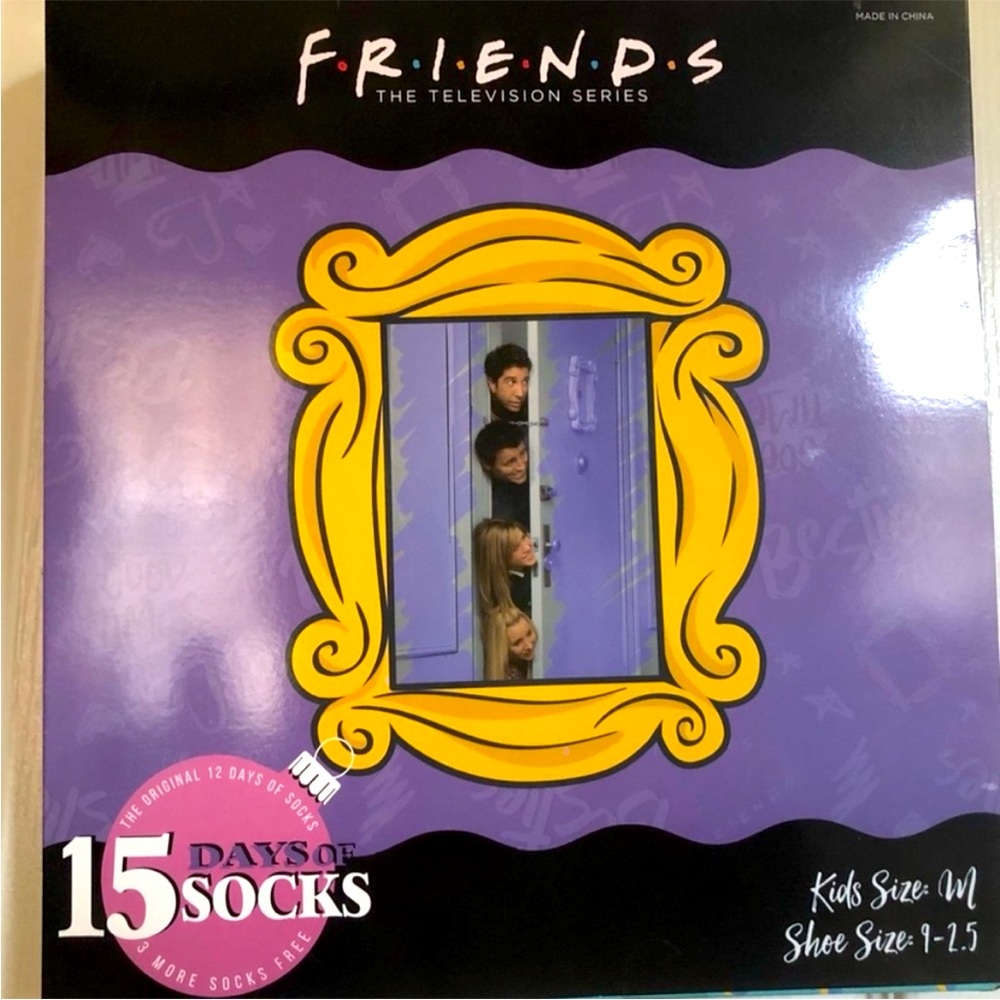 Friends-15 days socks. Perfect Gift!